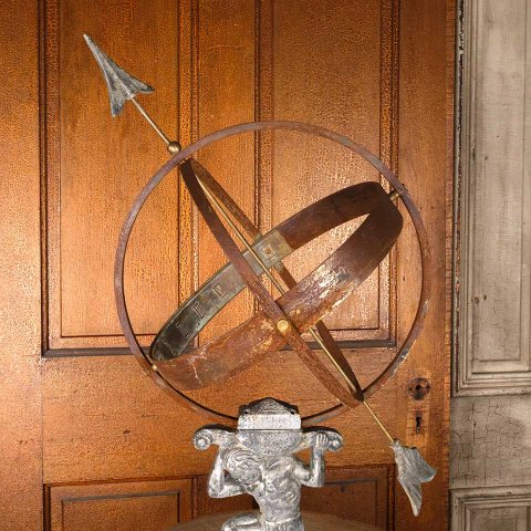 #55847 Armillary & Chimney Pot Garden Ornament image 2