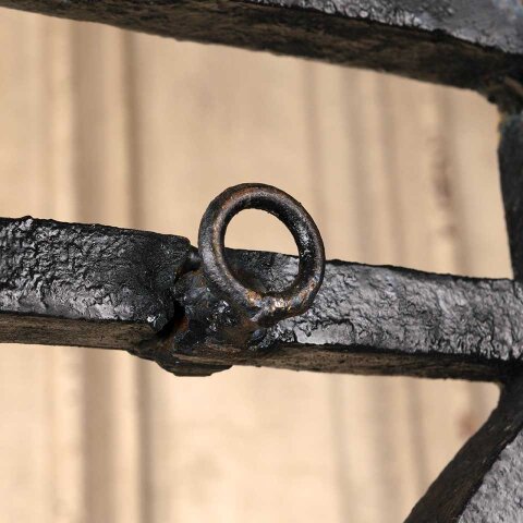 #55852 Repurposed Cast Iron Fence Planter Holder image 6