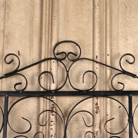 #55858 28x37 Wrought Iron Wall Planter with Mirror image 2