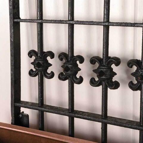 #55864 Repurposed Iron Window Guard Wall Planter image 4