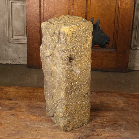 #55869 Cut Stone with Horse Head Garden Ornament image 7