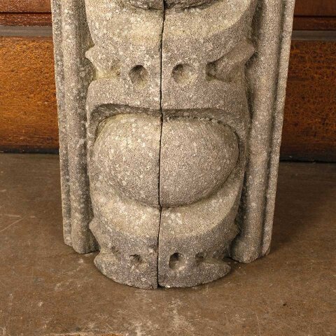 #55877 Carved Stone Egg & Dart Building Ornament image 4