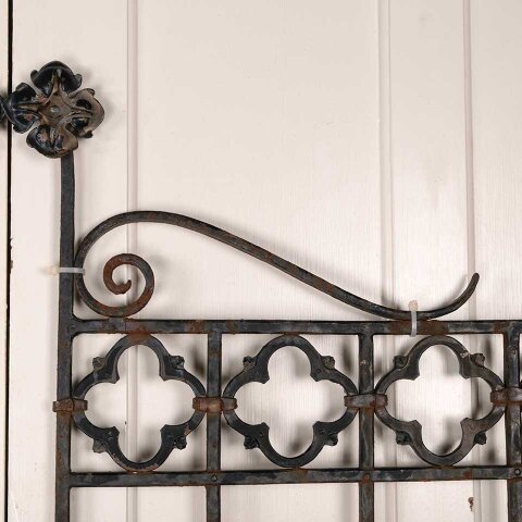 #55878 23x66 Antique Wrought Iron Gates image 4