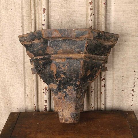 Antique Cast Iron Downspout Scupper Planter