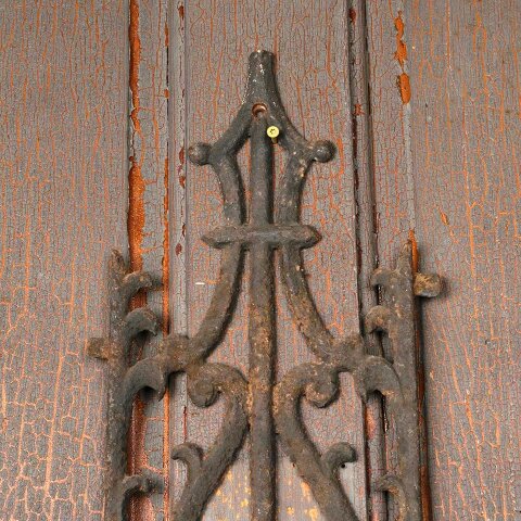 #55895 9x20 Cast Iron Widows Walk Wall Pot Holder image 2