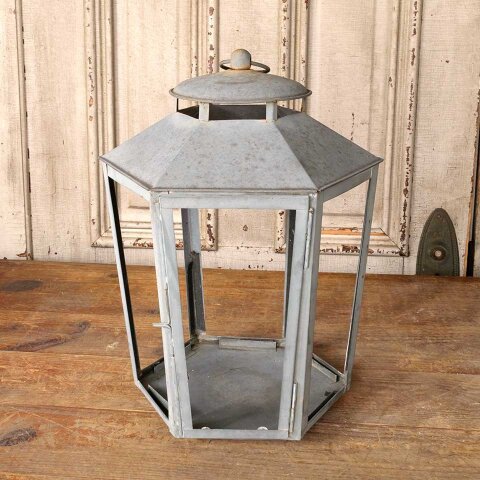 13x16 Modern Metal Garden Candle Lantern