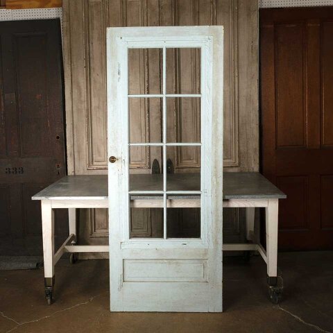 #55937 32x80 Antique 8 Lite Wood Storm Door image 5