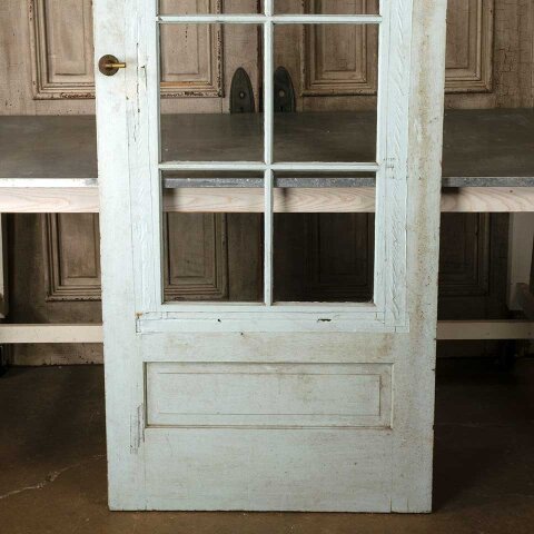 #55937 32x80 Antique 8 Lite Wood Storm Door image 7