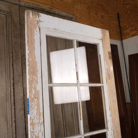 #55938 30x81 Antique 8 Lite Wood Storm Door image 5