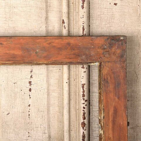 #56010 32x14 Antique Wood Transom Window Frame image 6