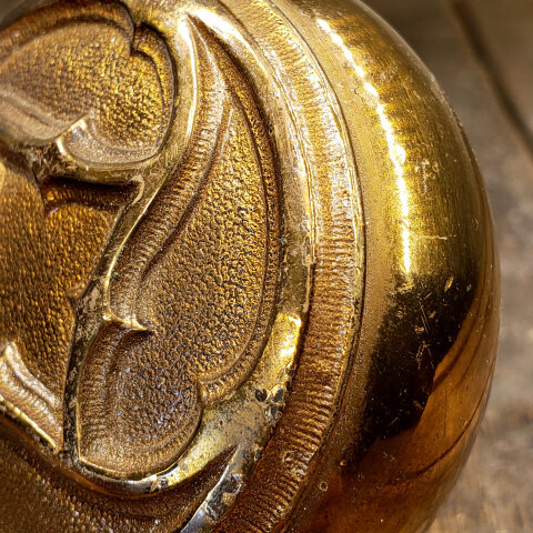 #7834 Antique Yale & Towne Cologne Bronze Doorknob image 5