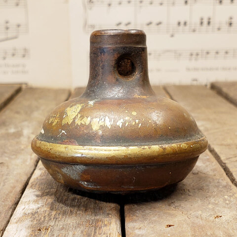 #7879 Antique Russell & Erwin Single Brass Doorknob image 3